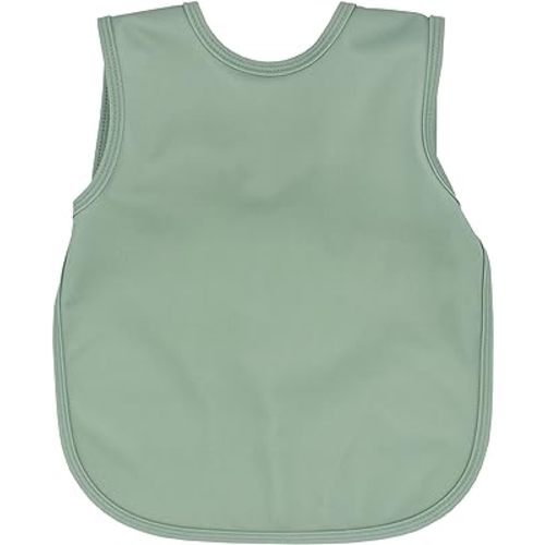 BapronBaby Solid Prints Bapron - No Neck Tie Safer Bib - Baby & Toddler - Soft Waterproof - PVC, BPA & Phthalate Free - 6m+
