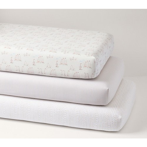 Darby Duckling Crib Fitted Sheets - Set of 3 | Pottery Barn Kids