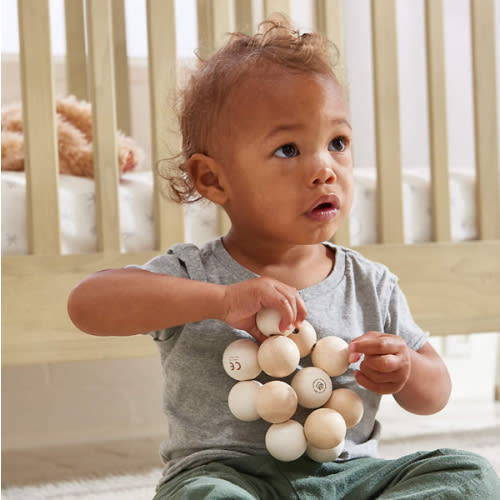 Natural Wooden Baby Beads