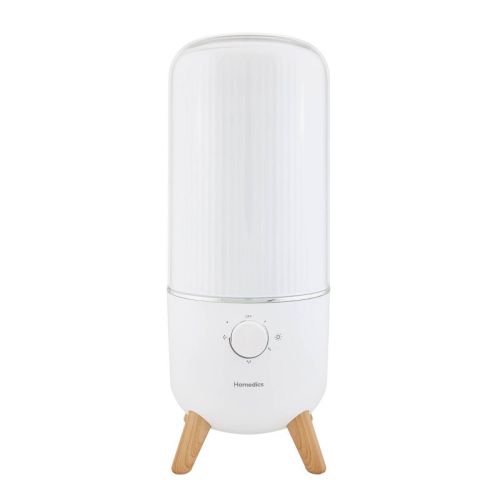 Homedics Total Comfort Ultrasonic Top Fill Humidifier: Cool Mist, 5 Settings, No Filter, 300-500 Sq. Ft., 45 Hr Run Time