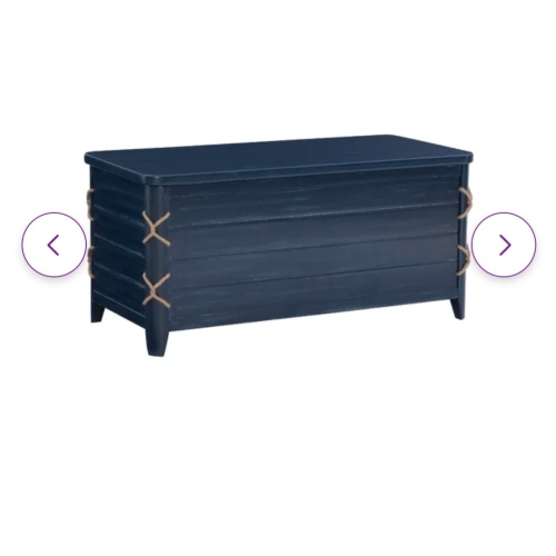 Sydney Cedar-Lined Wood Blanket Storage Chest