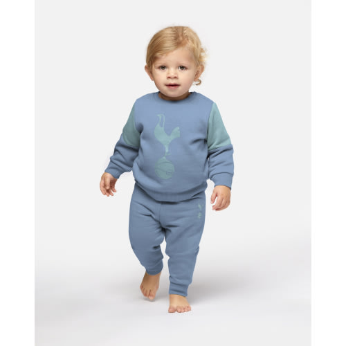 Spurs Baby Blue Cockerel Sweatshirt Set 6/9M