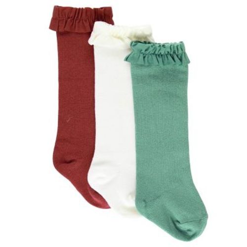Rufflebutts Baby Girls 3pc Knee High Socks