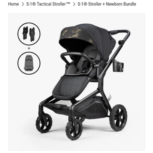 S-1® Stroller + Newborn Bundle by Tactical Baby Gear