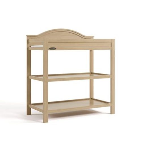 Graco Story Changing Table with Water-Resistant Changing Pad Driftwood