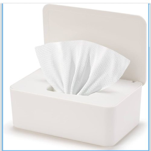 Baby Wipes Dispenser, Wipe Holder for Baby & Adult,Keeps Wet Tissue Fresh, Non-Slip Wipes Case, Flushable Wipe Container with Sealing Design Lid