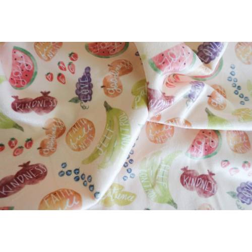 Fruit of the Spirit Blanket-Biblical Children's Blankets-Galatians 5:22-23-Christian Baby/Kids Blanket