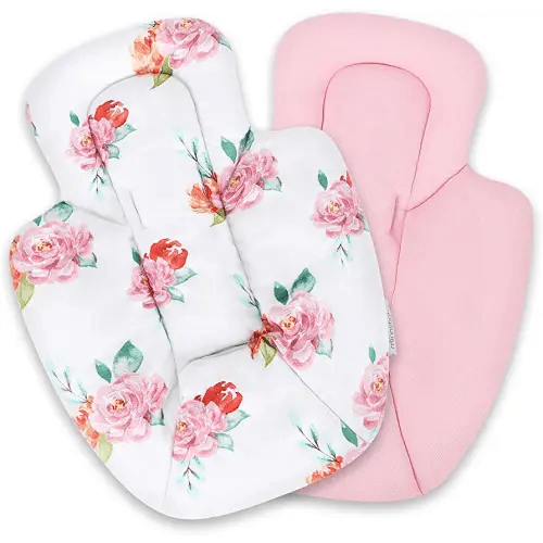 Infant Insert - Compatible with 4Moms RockaRoo and MamaRoo - Breathable Cool Mesh Fabric - Plush Soft Newborn Insert with Head and Body Support