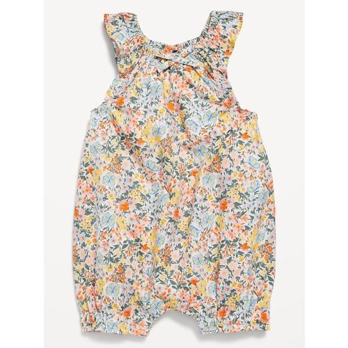 Printed Sleeveless One-Piece Romper for Baby