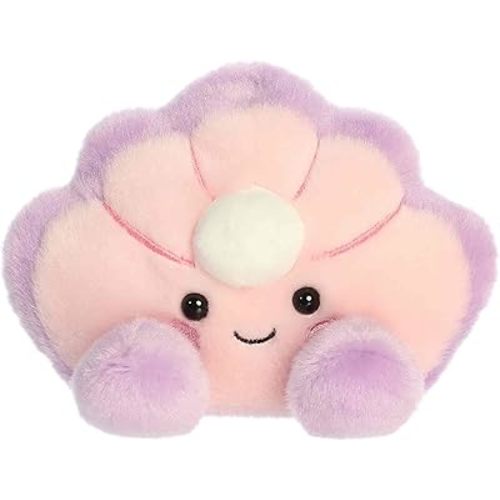 Aurora® Adorable Palm Pals™ Odette Oyster™ Stuffed Animal - Fun Collectible Plush for Kids and Adult Collectors - Perfect for Decorating Rooms and Birthday Gifts - Purple 5.5 Inches