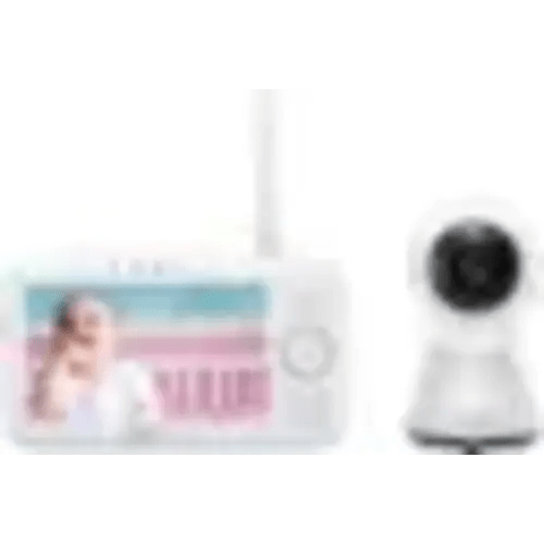VTech - 5" Video Baby Monitor w/Adaptive Night Light - White