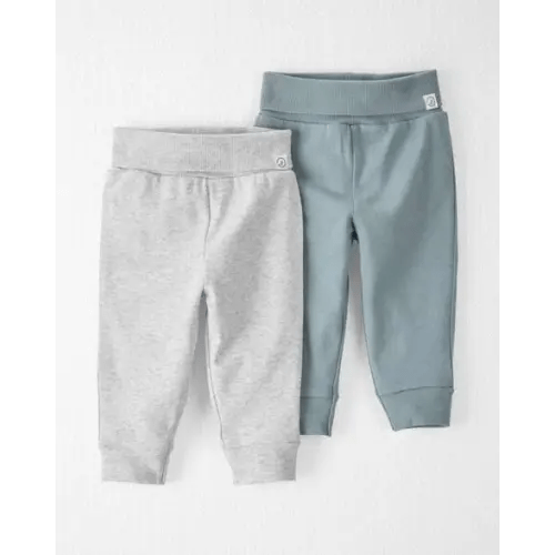 Size 3 or 6 month Baby Organic Cotton 2-Pack Joggers - Little Planet | Carter's