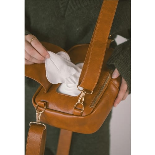 Convertible Compact Diaper Bag with Built in Wipe Dispenser