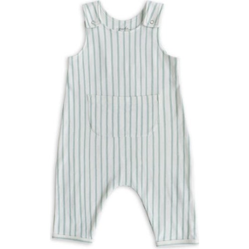 Stripe Organic Cotton Overalls, 18-24 M