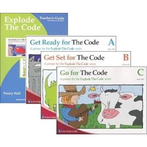 Explode the Code SET--Books A, B, and C with Teacher