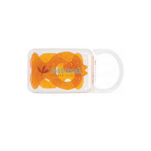 Natural Rubber Soother - Teether Fish X 2 - Chemist Direct