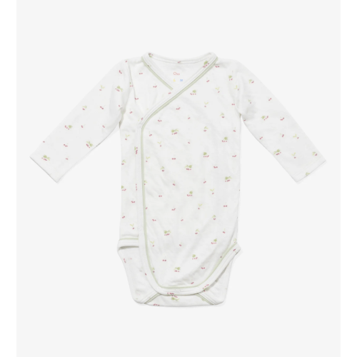 Newborn & Baby Crossbody Onesie In Blue | Oso & Me