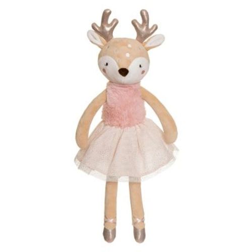 TriAction Toys Teddykompaniet 15 Inch Plush Animal | Ballerina Deer Ruth