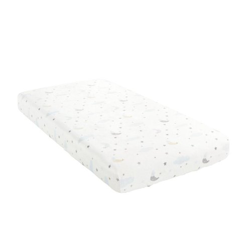 Lush Decor Goodnight Little Moon Soft and Plush Fitted Crib Sheet | Wayfair