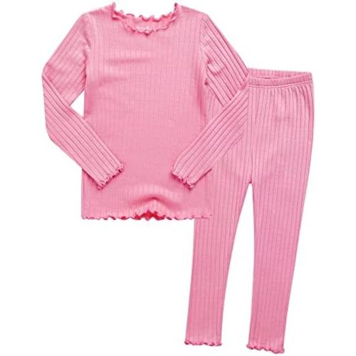VAENAIT BABY 6M-12Y Kids Unisex Girls & Boys Soft Comfy Modal Tencel Shirring Sleepwear Pajamas 2pcs/4pcs Set