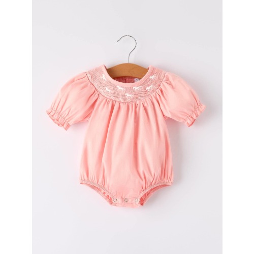 grace embroidered horse romper