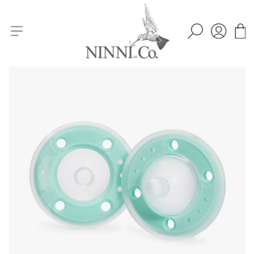 Ninni Pacifier Mint 2 Pack
