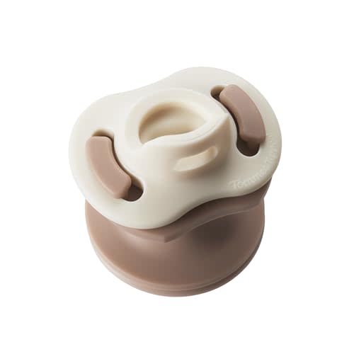 Tommee Tippee Limited Edition StayPut Pocket, Includes Ultra-Light StayPut Pacifier and Microwave Sterilizer Case, BPA-Free Silicone, 0-6 Months, Grape and Blush