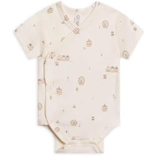 Colored Organics Short Sleeve Kimono Bodysuit