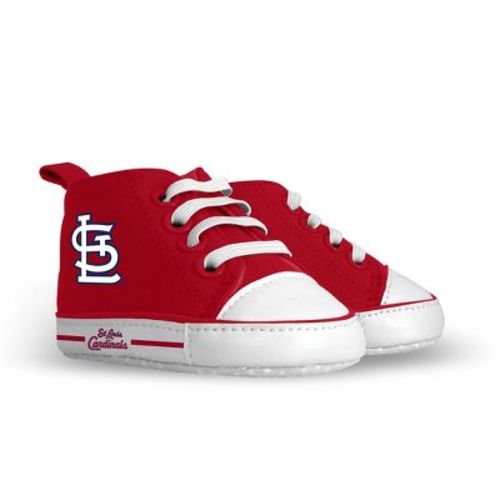 BabyFanatic Pre-Walkers High-Top Unisex Baby Shoes - MLB St. Louis Cardinals