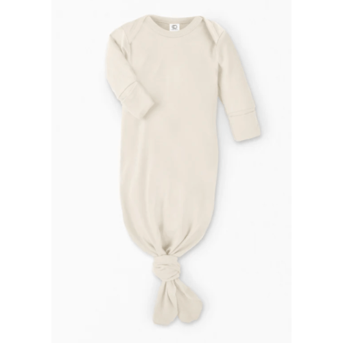 Knotted Gown (0-3 months) - Natural