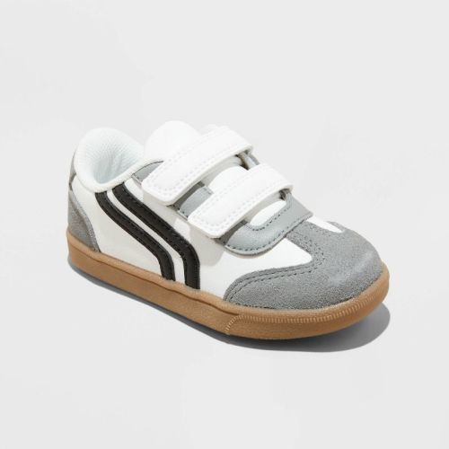 Toddler Dakota Retro Court Sneakers - Cat & Jack™, Color: White, Size: 5T