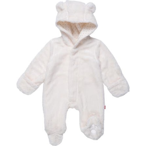 Cloud Minky Fleece Hooded Footie, 3-6M