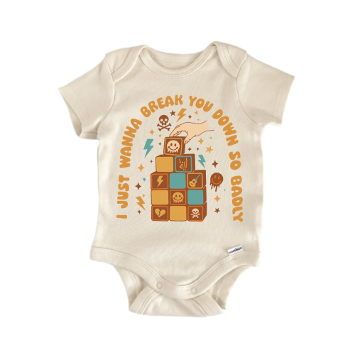 Punk Emo Ska Music Break You Down Newborn Baby Onesie® Bodysuit