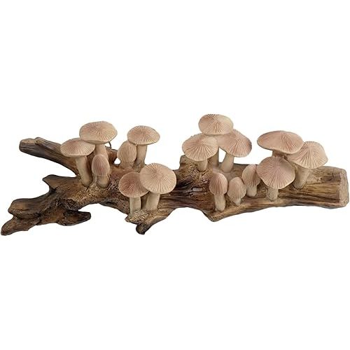 Barydat Resin Mushroom Decor Cottagecore Decor Mushroom Wall Decor Vintage Wall Hanging Sculpture Vintage Farmhouse Hanging for Home Bedroom Living Room Birthday Gift