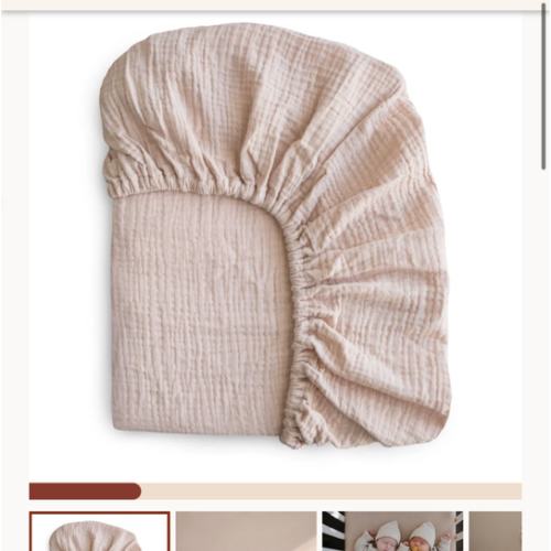 Mushie Extra Soft Muslin Crib Sheet – Babyletto