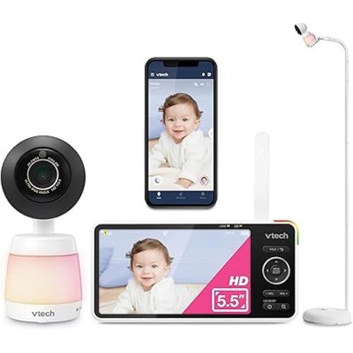 VTech Smart WiFi Baby Monitor with Floor Stand