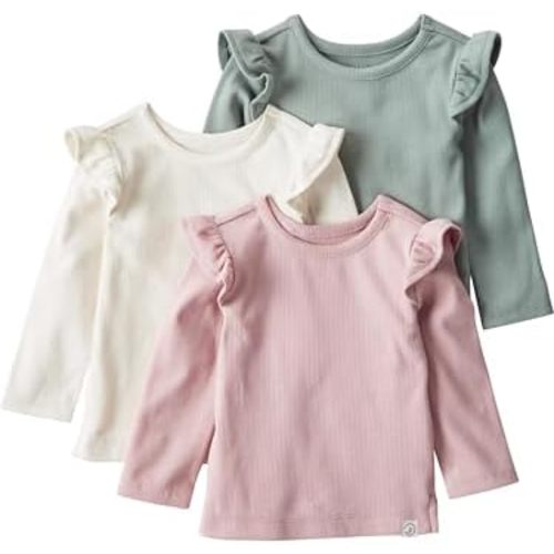 little planet by carter's Baby 3-Pack Tops Made with Organic Cotton