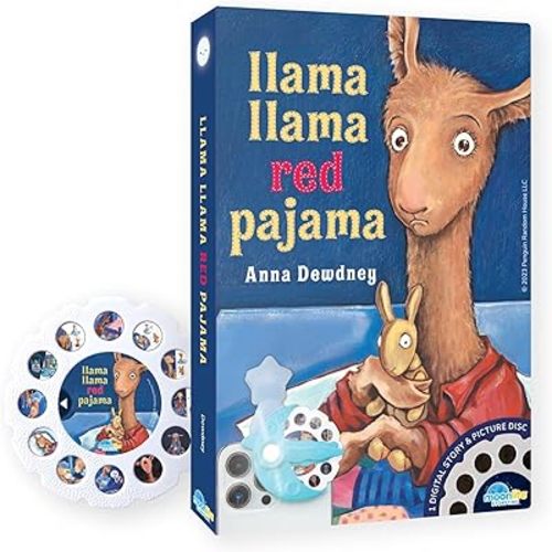 Moonlite Storytime Llama Llama Red Pajama Storybook Reel, A Magical Way to Read Together, Digital Story for Projector, Fun Sound Effects, Toddler Early Learning Gift for Kids Ages 12 Months and Up