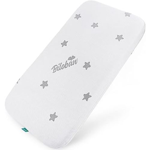 Bassinet Mattress Pad Fit for 32x16 Dream On Me Karley & Poppy Bassinet, Waterproof Breathable Soft, Baby Foam with Removable Zippered Cover