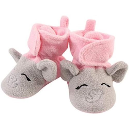 Hudson Baby Unisex-Child Cozy Fleece Booties Winter Accessory Set
