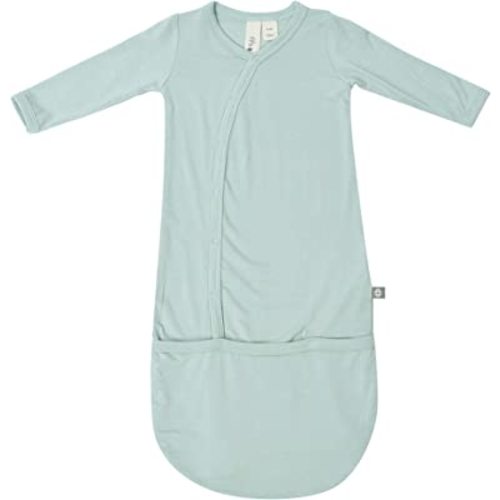 KYTE BABY Bundlers - Unisex Baby Sleeper Gowns Made of Soft Bamboo Rayon Material (0-3 Months, Sage) Green