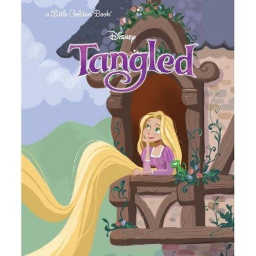 Tangled (Disney Tangled) - (Little Golden Book) by Ben Smiley (Hardcover)