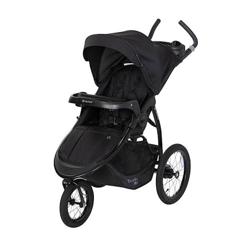 Baby Trend Expedition Race Tec Plus Jogger, Ultra Black - Ultra Black Plus - Stroller