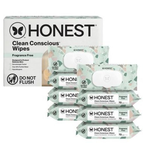 The Honest Company Plant-Based Baby Wipes made with over 99% Water - Geo Mood - 576ct