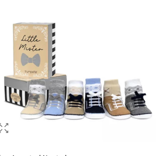 Boys' 6-Piece Little Mister Socks Set - Baby
