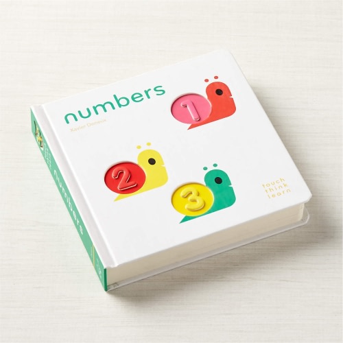 Numbers Touch Think Learn Baby Board Book by Xavier Deneux + Reviews | Crate & Kids
