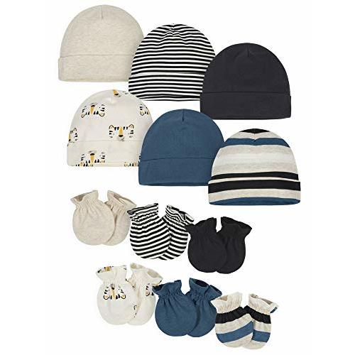Onesies Brand Unisex Baby 12-piece Cap and Mitten Set