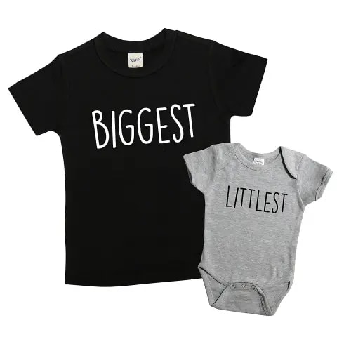 Sibling Shirts for New Baby, Big Brother Toddler Shirt, Big Sister Shirt, Matching Outfits, Little Brother Little Sister, New To The Crew Newborn Outfit 436