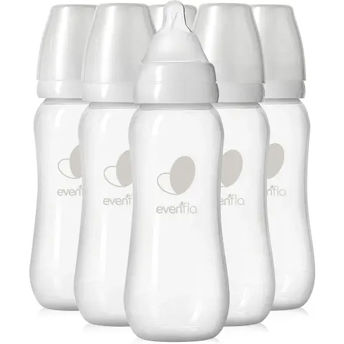 Evenflo Feeding Premium Proflo Venting Balance Plus Standard Neck Baby, Newborn and Infant Bottles - Developed by Pediatric Feeding Specialists - 9 Ounce (Pack of 6)