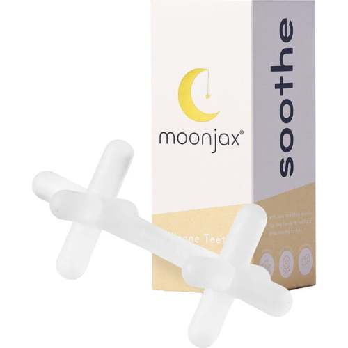 Baby Teether, Silicone Clear - Moonjax | Maisonette